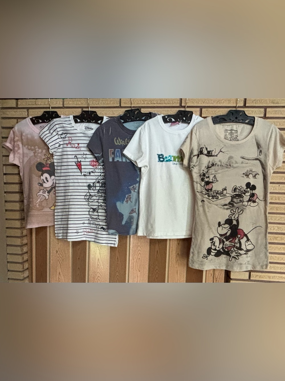 Disney Graphic Tees - 5 - Size Small - Disney Store - Minnie - Bambi - Fantasia